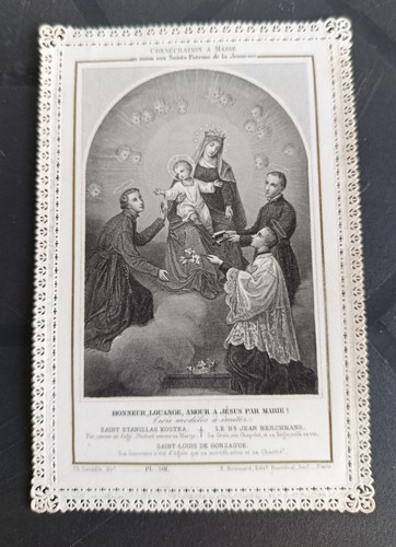 Image pieuse ancien canivet - image,
