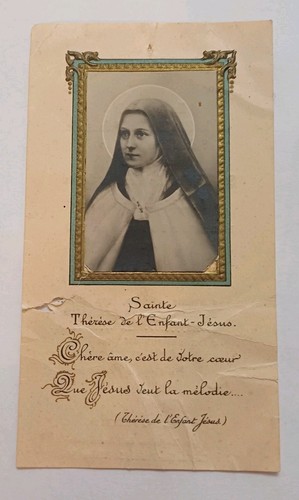 Ancienne image pieuse sainte - image,