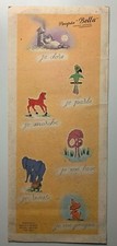 Ancien carton publicitaire - carton,