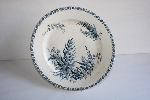 Plat rond ancien - , en