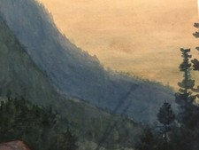 Aquarelle Ecole Romantique