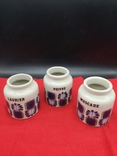 Grès De Digoin 3 Pots À