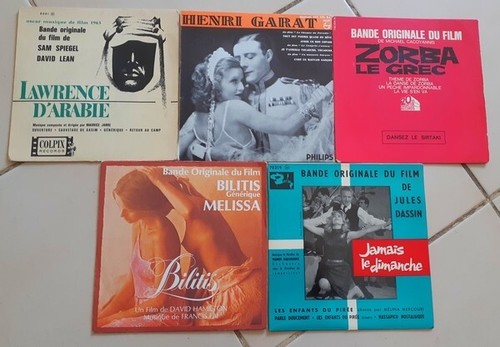 Lot disques vinyles - 10, 45