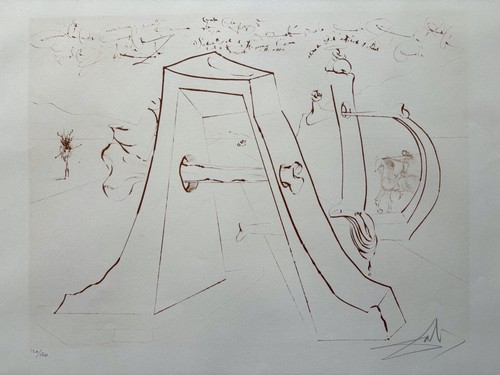 Dali salvador lithographie - dali,