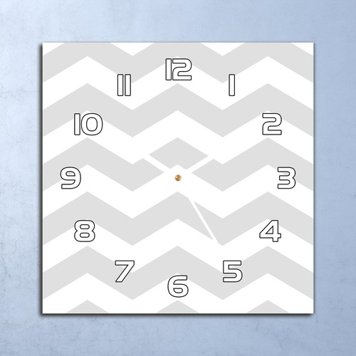 Horloge murale design verre - murale,