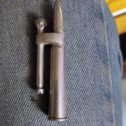 Bullet shaped silver tone - bullet-shaped,