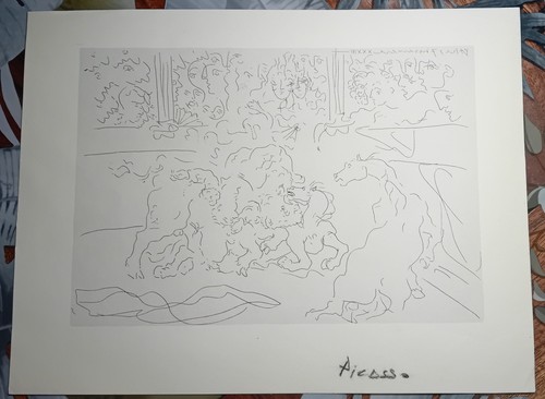 Pablo picasso lithographie - pablo,