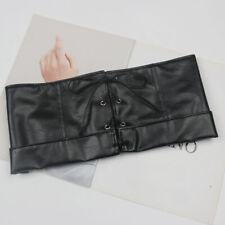 Femme PU Cuir Corset Ceinture