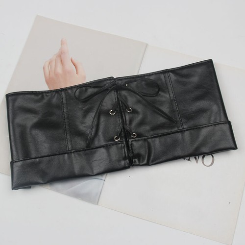 Femme vintage cuir corset - pu,