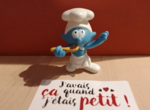Figurine schtroumpfs cuisinier - schtroumpfs,