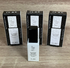 PEGGY SAGE Top finish glitter silver finition semi-permanente pailletée LOT X3