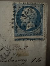 Lettre No 22 Tête-bêche et piquage à Cheval .