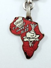 PORTE-CLES - Augis ALGÉRIE 1960s - UNIS comme dans le BLED - Croix du SUD Rare -