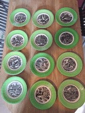 Lot de 12 assiettes parlantes