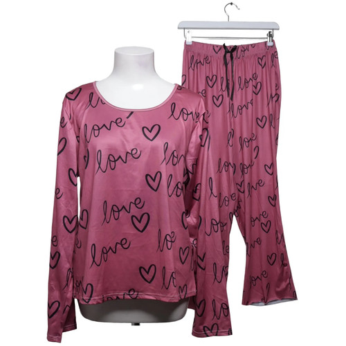 Pyjama taille rose - :, rose/noir
