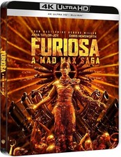 Furiosa Une Saga Mad Max Steelbook Blu-ray 4K Ultra HD + BR Non Scellé
