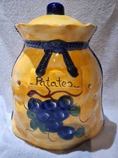 Pot,Sac A Patates Céramique,Pour Conserver Les Pommes De Terre Ht31cm provence