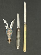 Lot De 3 Ancien Couteau Collection