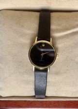 Montre Bracelet Dames Vintage en Plaque Or