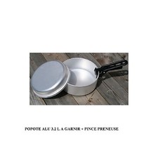 POPOTE ALU 3.2 L A GARNIR +