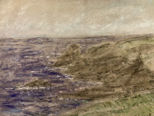 Peinture pastel gras - peinture,