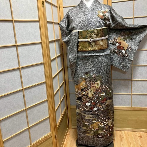 8184 kimono japonais vintage - kimono,