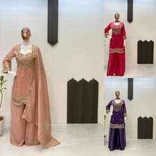 Pakistanais Robe Salwar Kameez Prêt À Porter Pour Indian Fête De Noces Bollywood