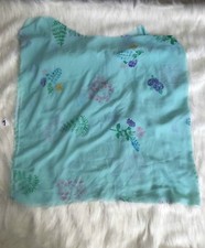 Hand dyed semi-sheer mint
