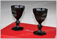 Set 2 verres à vin de Baccarat Harcourt L'Imparfait NEUFS - Wine glasses NEW (B)