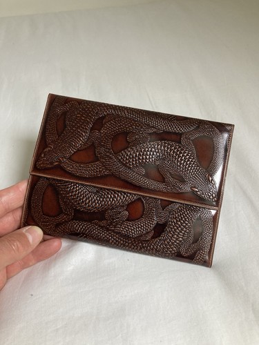 Jean patou embossed - embossed, leather