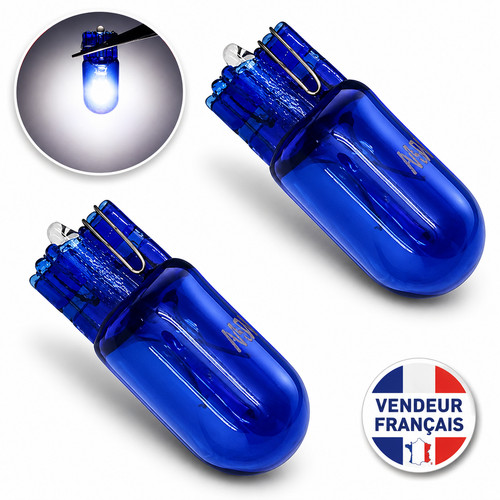 Ampoules t10 w5w blanc - blanc, pur