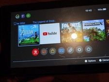 CONSOLE JEU NINTENDO SWITCH 32 GO BLOC SEUL SANS ACCESSOIRE TESTE