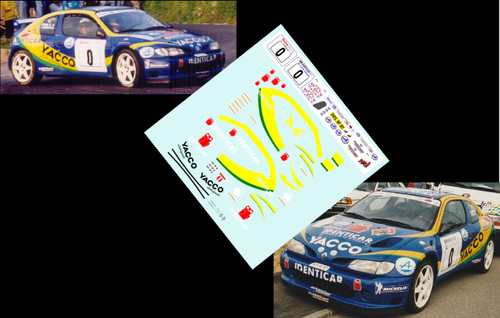 Decals renault megane - [decals, 1/43]