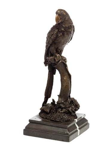 Statuette perroquet sur - statuette, de