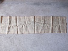 Toile à broder ancienne en lin - début 20ème - 40cm x 150cm