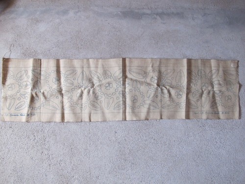 Toile broder ancienne en - ancienne,
