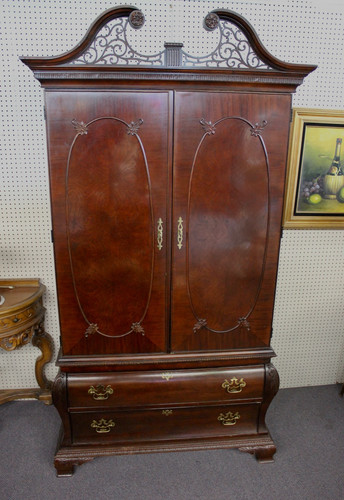 Chippendale style armoire - style, by