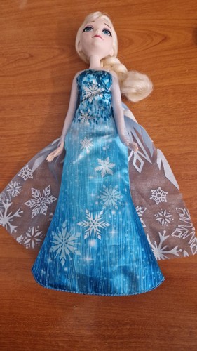 Poupée elsa robe musicale - robe,