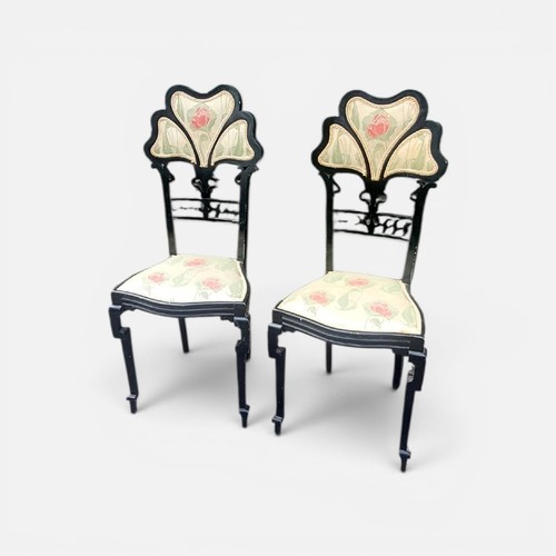 Paire chaises bois - de, en