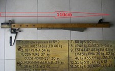 1930 outil règle de mesure de l'écartement du rail voie plm sncf ouest nord est