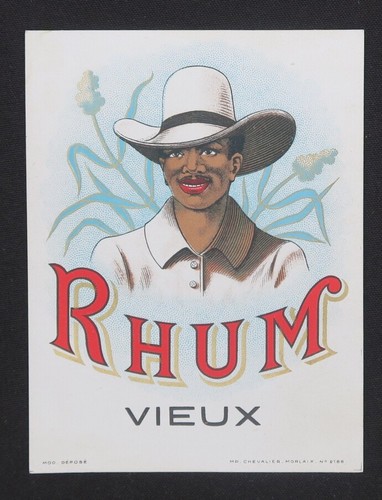Ancienne étiquette rhum vieux - rhum,