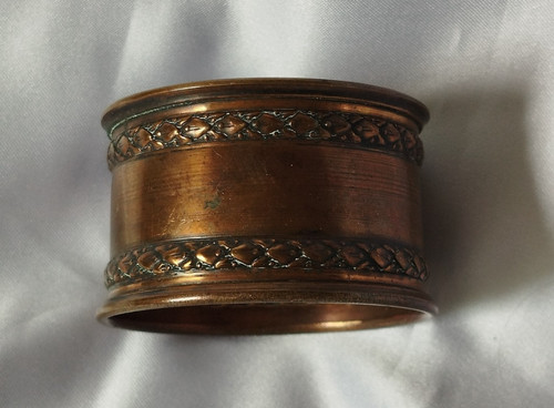 Rond serviette cuivre - serviette, en