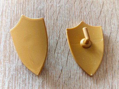 Playmobil boucliers dorés - x2,