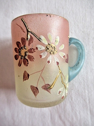 Ancien verre gobelet - ou, a