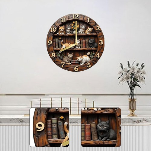 Horloge murale rétro - horloge,