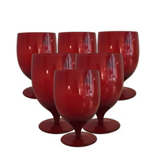 Lot de 6 verres à pieds pour