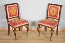Paire de chaises style Empire Retour d'Egypte