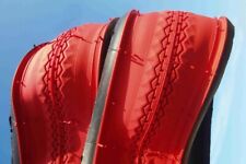 Pneu À Talon Rouge 28 X 1 1/2 Chapeau De Gendarme Vélo Ancien