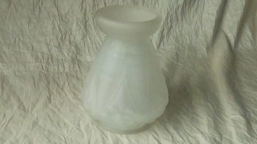 Vase jacinthe verre givre - vase,