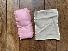 Matelas Pour Lit Poupée Ancienne Mignonette Bébé En Soie Avec Sa Couverture